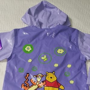 Disney Size 5  Purple Winnie Pooh Raincoat